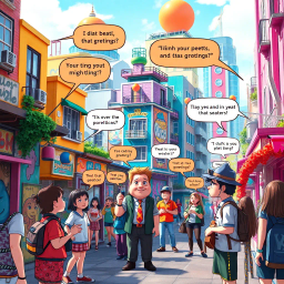 Whose Hello Is It Anyway? - Text-based game