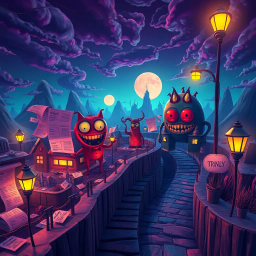 Whose Nightmare Is It Anyway? - Text-based game