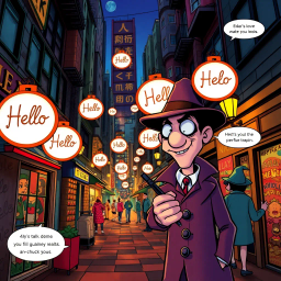 Whose Hello Is It Anyway? - Text-based game