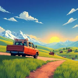 Kei Truck Adventure - Text-based game