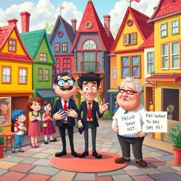 Whose Hello Is It Anyway? - Text-based game