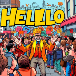 Whose Hello Is It Anyway? - Text-based game