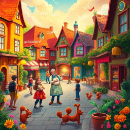 Whose Hello is it Anyway? - Text-based game