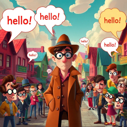 Whose Hello is it Anyway? - Text-based game
