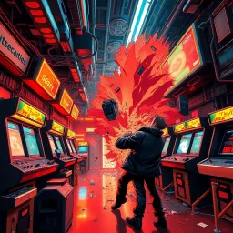 Revenge on the Infinity Arcade - Text-based game