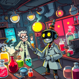 Whose Lab Is It Anyway? - Text-based game
