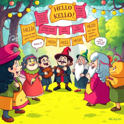 Whose Hello is it Anyway? - Text-based game