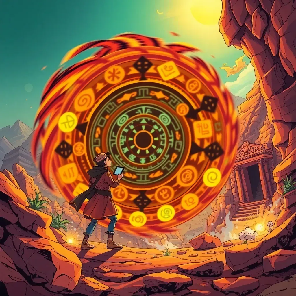 Spinning Glyph Adventure