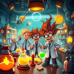 Whose Lab Is It Anyway? - Text-based game