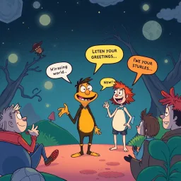 Whose Hello Is It Anyway? - Text-based game