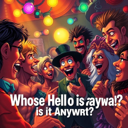 Whose Hello Is It Anyway? - Text-based game