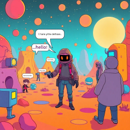 Whose Hello Is It Anyway? - Text-based game