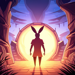 Rabbit Hole Rescue - Text-based game