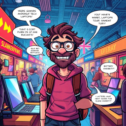 The Linux Laptop Chronicles - Text-based game