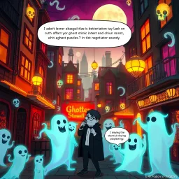 Spirits & Stand-Up: A Haunting Comedy - Text-based game
