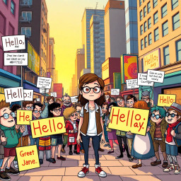 Whose Hello Is It Anyway? - Text-based game