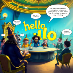 Whose Hello Is It Anyway? - Text-based game