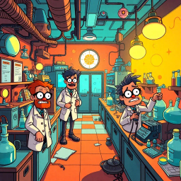 Whose Lab Is It Anyway? - Text-based game