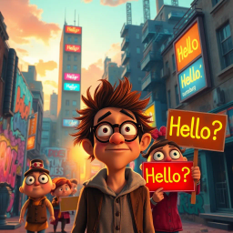 Whose Hello Is It Anyway? - Text-based game