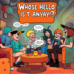 Whose Hello is it Anyway? - Text-based game