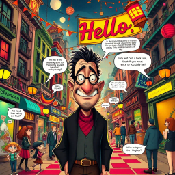 Whose Hello Is It Anyway? - Text-based game