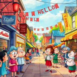 Whose Hello Is It Anyway? - Text-based game