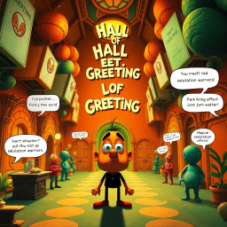 Whose Hello Is It Anyway? - Text-based game