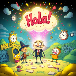 Whose Hello Is It Anyway? - Text-based game