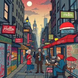 Whose Hellos Are These, Anyway? - Text-based game