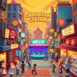 Whose Hello Is It Anyway? - Text-based game