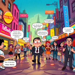 Whose Hello Is It Anyway? - Text-based game