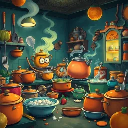 Chaos in the Kettle - Text-based game