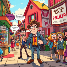 Whose Hello Is It Anyway? - Text-based game