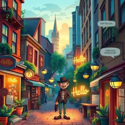 Whose Hello Is It Anyway? - Text-based game
