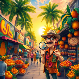 Papaya Paradox - Text-based game