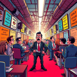 Corporate Satire text games