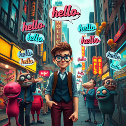 Whose Hello Is It Anyway? - Text-based game