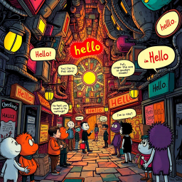 Whose Hello Is It Anyway? - Text-based game