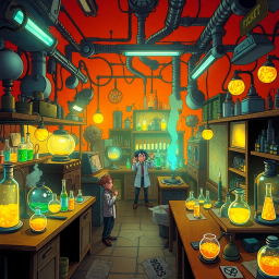 Whose Lab Is It Anyway? - Text-based game