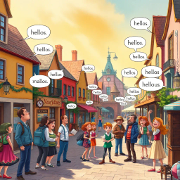 Whose Hello Is It Anyway? - Text-based game