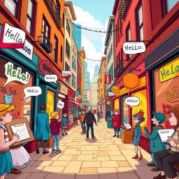 Whose Hello Is It Anyway? - Text-based game