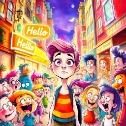 Whose Hello Is It Anyway? - Text-based game