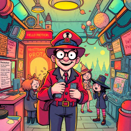 Whose Hello Is It Anyway? - Text-based game