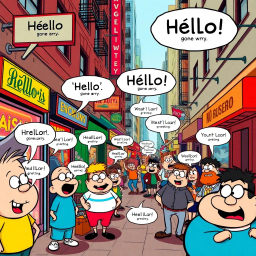 Whose Hello Is It Anyway? - Text-based game