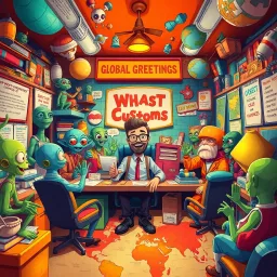Whose Hello Is It Anyway? - Text-based game