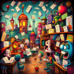 Comedy Mystery text games