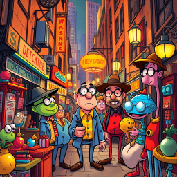 Mystery/Comedy text games