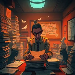 DemonBureaucracy: Paperwork & Paranoia - Text-based game