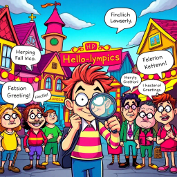 Whose Hello Is It Anyway? - Text-based game