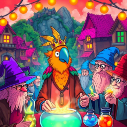 Fantasy Comedy text games